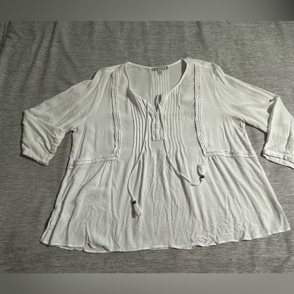 Pale Sky blouse